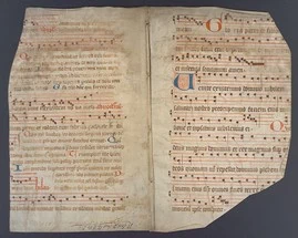 Medieval Music Fragments from Württemberg Monasteries