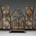 Tabernacle of Cherves, ca. 1220-1230, made in Limoges, France